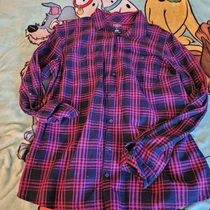 St John's bay plaid shirt large